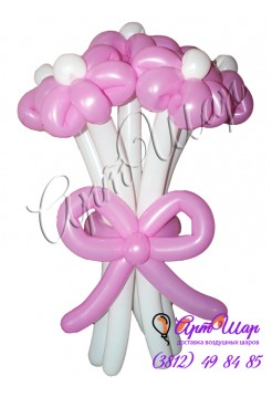 Букет  «Романтика» (5 цв) из  воздушных шаров 