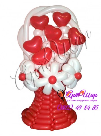  Букет цветов «Любимая моя!» из  воздушных шаров  