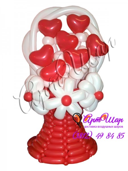  Букет цветов «Любимая моя!» из  воздушных шаров  