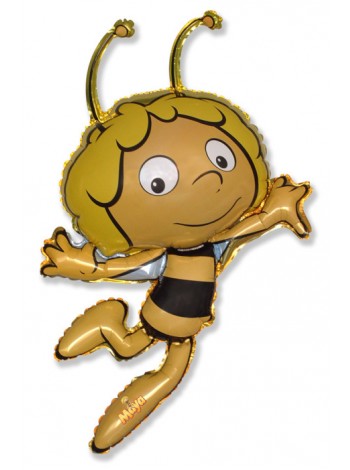 Фольгированная фигура «Пчелка Майя» с гелием