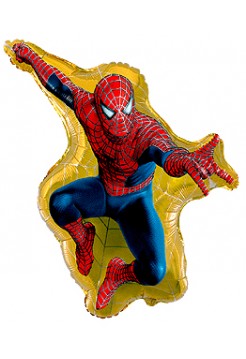 Фольгированная фигура «Человек-паук» с гелием