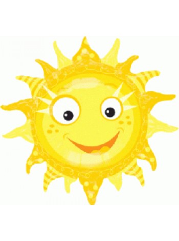 Фольгированная фигура «Солнце» с гелием
