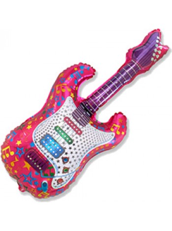 Фольгированная фигура «Гитара» с гелием