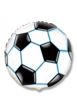 Фольгированный круг «Футбольный мяч» с гелием